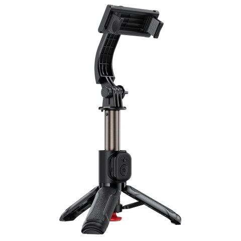 Selfie stick Acefast E42 z automatycznym statywem i pilotem Bluetooth 63 cm - czarny