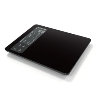 Waga kuchenna Wozinsky WIK-16 inteligentna z wyświetlaczem cyfrowym Bluetooth aplikacja - czarna