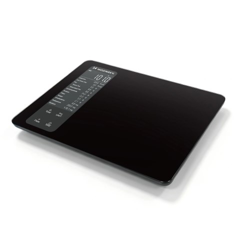 Waga kuchenna Wozinsky WIK-16 inteligentna z wyświetlaczem cyfrowym Bluetooth aplikacja - czarna