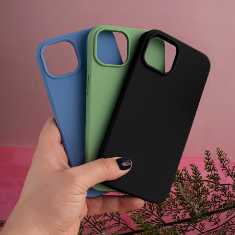 Nakładka Solid Silicon do iPhone 12 Mini 5,4" czarna Nakładka Solid Silicon do iPhone 12 Mini 5,4" czarna