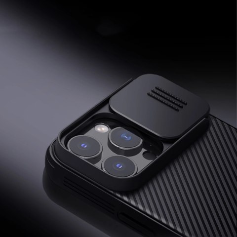 Etui Nillkin CamShield Pro Case na iPhone 16 Pro Max z osłoną na aparat - czarne