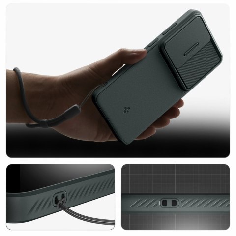 Etui Spigen Optik Armor na Samsung Galaxy S26 Ultra - zielone