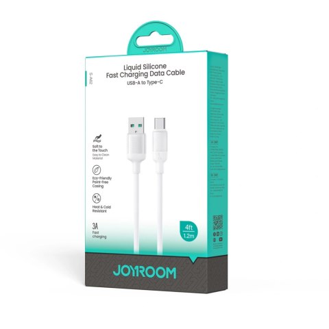 Joyroom S-A62 Lively Series 3A Fast Charging Data Cable (USB-A to Type-C) 1.2m-White