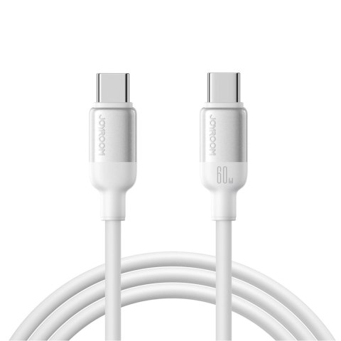 Joyroom S-A62 Lively Series 60W Fast Charging Data Cable (Type-C to Type-C) 1.2m-White
