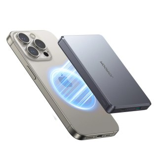 Powerbank Joyroom JR-PBM08 Pro 22,5W 10000mAh z ładowaniem bezprzewodowym 2x USB-C - szary