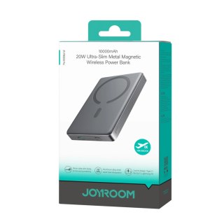 Powerbank Joyroom JR-PBM08 Pro 22,5W 10000mAh z ładowaniem bezprzewodowym 2x USB-C - szary