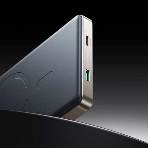 Powerbank Joyroom JR-PBM08 Pro 22,5W 10000mAh z ładowaniem bezprzewodowym 2x USB-C - tytanowy