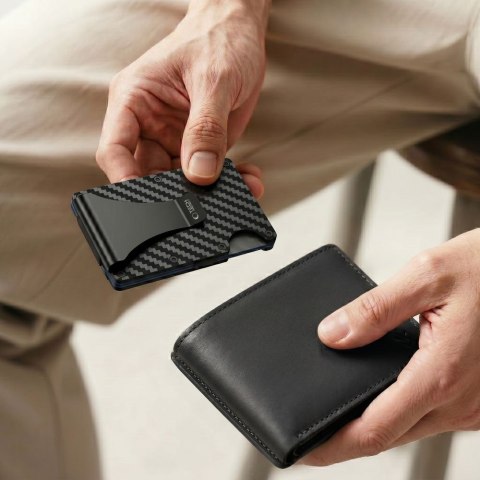 TECH-PROTECT THORN RFID CARD WALLET CARBON BLACK