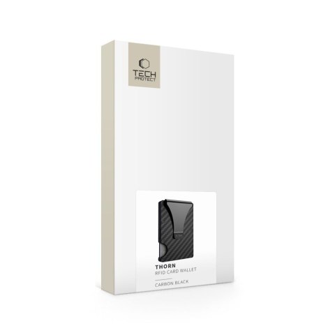 TECH-PROTECT THORN RFID CARD WALLET CARBON BLACK