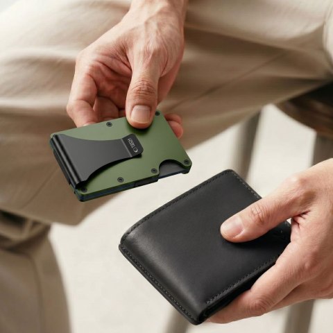 TECH-PROTECT THORN RFID CARD WALLET MILITARY GREEN