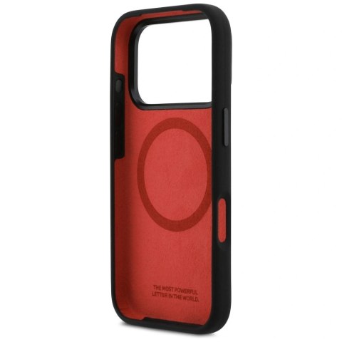Etui BMW M Silicon Tricolor Line MagSafe na iPhone 17 Pro - czarne