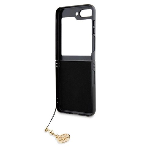 Etui Guess 4G Charms Collection na Samsung Galaxy Z Flip 5 - brązowe