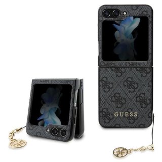 Etui Guess 4G Charms Collection na Samsung Galaxy Z Flip 5 - szare