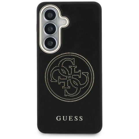 Etui Guess Perforated Logo MagSafe na Samsung Galaxy S26 - czarne