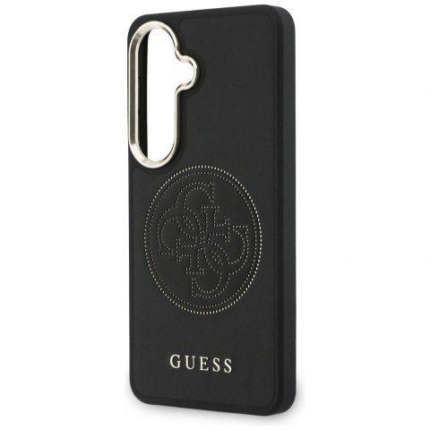 Etui Guess Perforated Logo MagSafe na Samsung Galaxy S26 - czarne