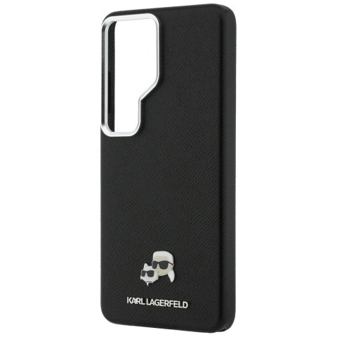 Etui Karl Lagerfeld Saffiano KC Metal Logo MagSafe na Samsung Galaxy S26 Ultra - czarne