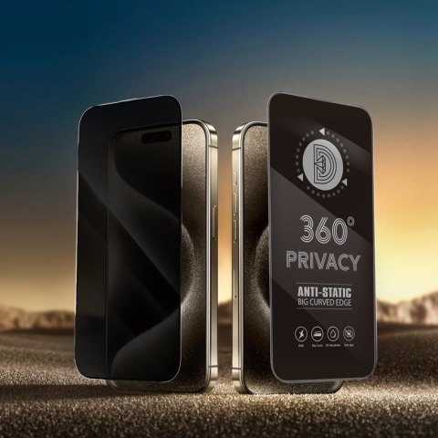 Szkło hartowane Privacy 360 do iPhone 18 Pro