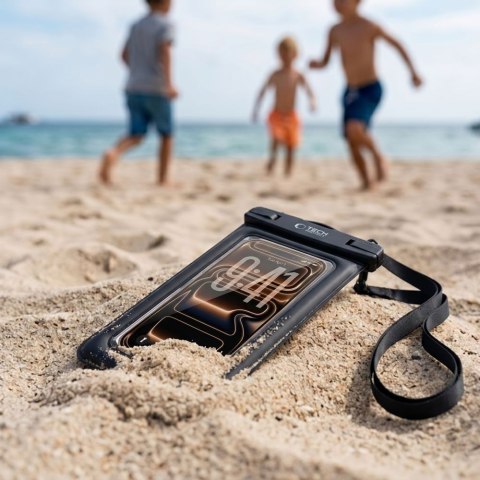 TECH-PROTECT UWC7 UNIVERSAL WATERPROOF FLOATING CASE 6.9 INCH BLACK
