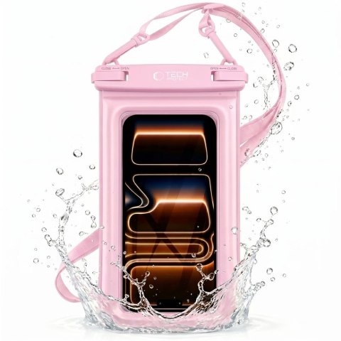 TECH-PROTECT UWC7 UNIVERSAL WATERPROOF FLOATING CASE 6.9 INCH PINK