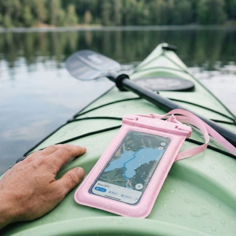 TECH-PROTECT UWC7 UNIVERSAL WATERPROOF FLOATING CASE 6.9 INCH PINK