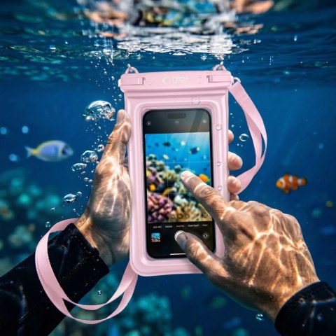 TECH-PROTECT UWC7 UNIVERSAL WATERPROOF FLOATING CASE 6.9 INCH PINK