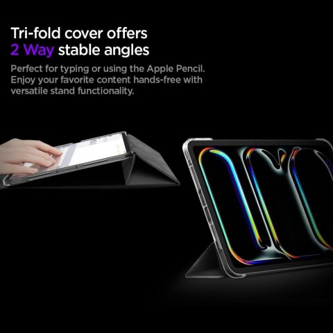 Etui Spigen Liquid Air Folio na iPad Pro 11" (2024) iPad Pro 11" (2025) - czarne