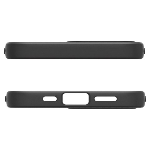 Etui Spigen Liquid Air Mag MagSafe na iPhone 16e / 17e - czarny mat
