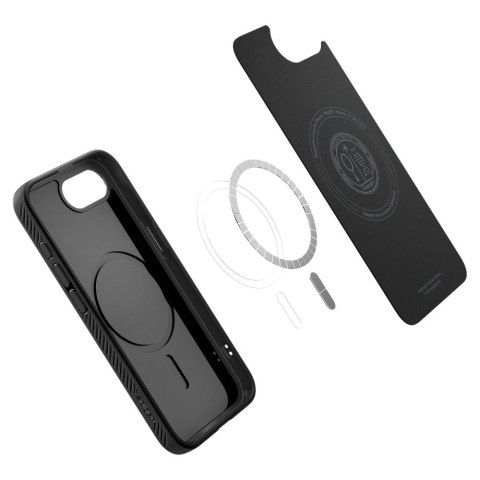 Etui Spigen Liquid Air Mag MagSafe na iPhone 16e / 17e - czarny mat
