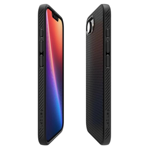 Etui Spigen Liquid Air Mag MagSafe na iPhone 16e / 17e - czarny mat
