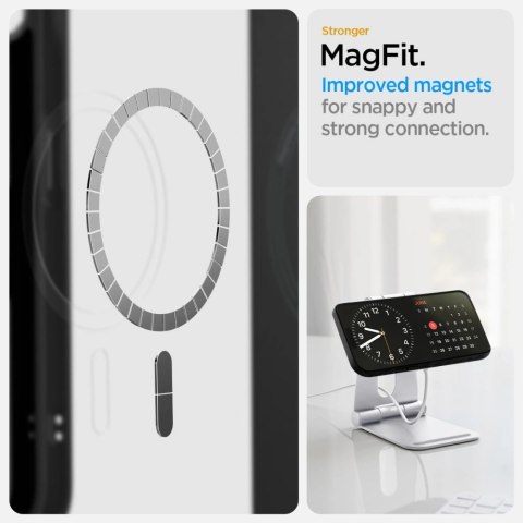 Etui Spigen Liquid Air Mag MagSafe na iPhone 16e / 17e - czarny mat