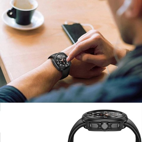 Etui Tech-Protect Defense360 na Samsung Galaxy Watch Ultra (47 mm) - tytanowe