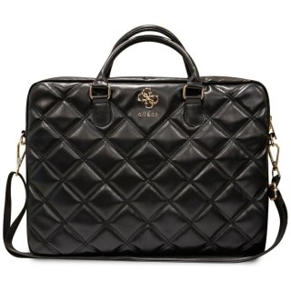 Guess torba 16" Quilted 4G czarna