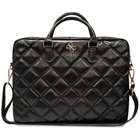 Guess torba 16" Quilted 4G czarna