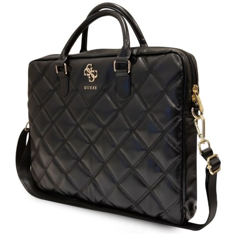 Guess torba 16" Quilted 4G czarna