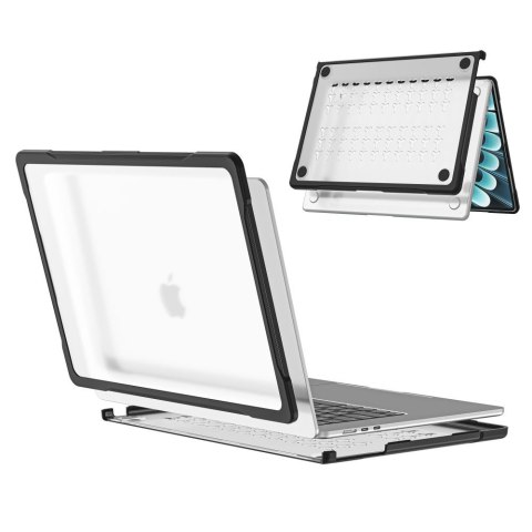 TECH-PROTECT VELAR MACBOOK AIR 13 M2-M5 2023-2026 BLACK/MATTE CLEAR