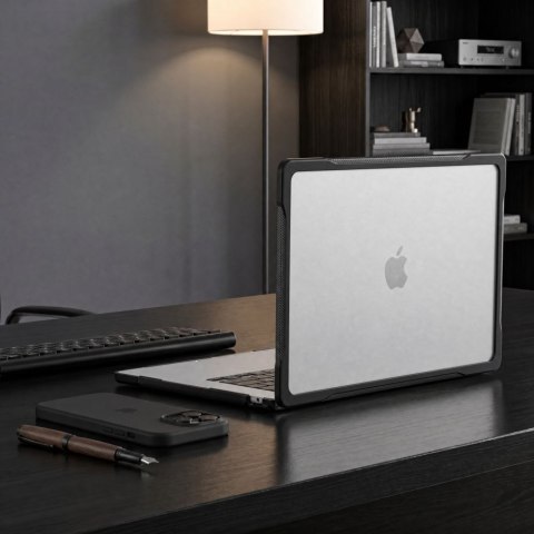 TECH-PROTECT VELAR MACBOOK AIR 13 M2-M5 2023-2026 BLACK/MATTE CLEAR