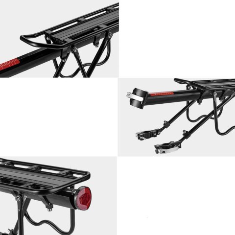 Bagażnik rowerowy Rockbros Shelves - tylny, na sztycę, szybkozamykacz