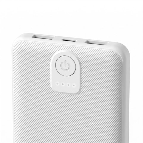 Powerbank Wozinsky Wpower WPBBK-3 10000 mAh 10 W 2x USB-A 2A - biały
