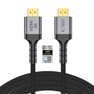 TECH-PROTECT ULTRABOOST CABLE HDMI 2.1 4K 120HZ / 8K 60HZ 300CM BLACK