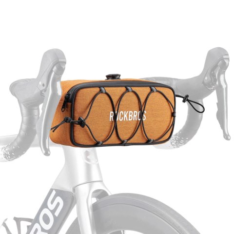Torba na kierownicę 1,9L Rockbros TL001 ROAD TO SKY wodoodporna - pomarańczowa