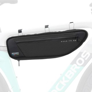 Torba pod ramę 2L Rockbros TL003 ROAD TO SKY wodoodporna - czarna