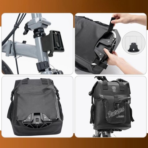 Torba przednia Rockbros AS-158 - do roweru składanego Brompton