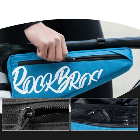 Torba trójkątna Rockbros G008 Flash Journey - XL, niebieska