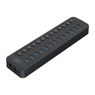 Hub Orico CT2U3-13AB 13x USB-A 3.0 z włącznikami - czarny