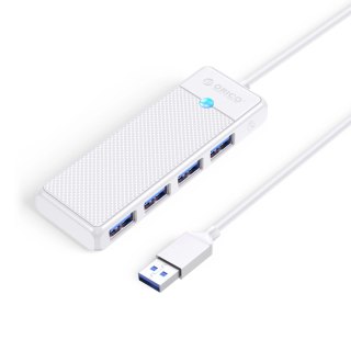 Hub USB Orico PAPW4A-U3 4-portowy 4x USB-A 3.0 1,8 m - biały
