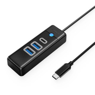 Hub USB Orico PWC2U-C3 3-portowy 2x USB-A 3.0 1x USB-C 3.0 1 m - czarny