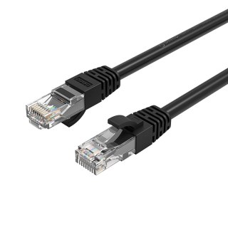 Kabel sieciowy Ethernet Orico PUG-C6 CAT6 1000Mbps RJ45 internetowy LAN okrągły 10 m - czarny