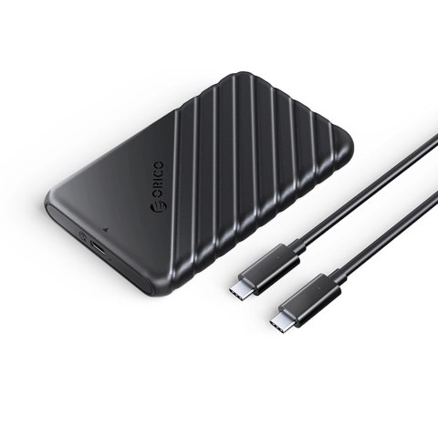 Kieszeń dyskowa Orico 25PW1C-C3 2,5" HDD/SSD USB-C 3.1 6Gb/s - czarna