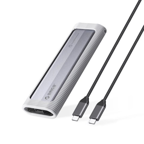 Kieszeń dyskowa Orico AXM2F M.2 SATA SSD USB-C 3.2 - szara