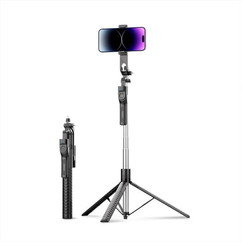 Selfie stick Orico SPM190 tripod 1/4" na telefon kamerę aparat z obrotem 360 stopni Bluetooth 5.2 - czarny